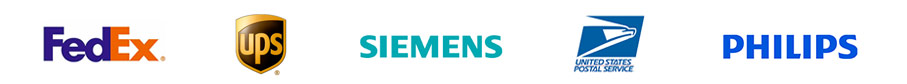 FedEx | UPS | SIEMENS | USPS | PHILIPS